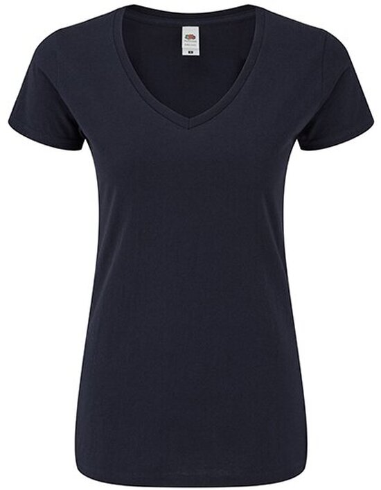 Ladies Iconic 150 V Neck T