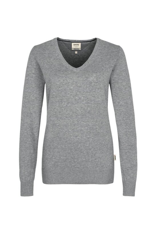 HAKRO Damen V-Pullover Premium-Cotton NO. 133