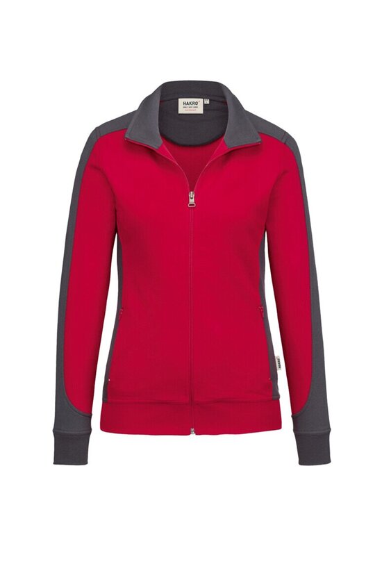 HAKRO Damen Sweatjacke Contrast Mikralinar® NO. 277