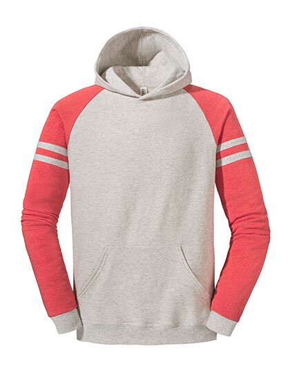 JZ97CR0 JERZEES Nublend® Varsity Colour-Block Hooded Sweatshirt