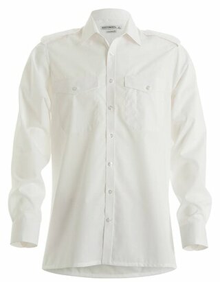 Men`s Tailored Fit Pilot Shirt Long Sleeve