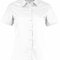 Women`s Tailored Fit Poplin Shirt Short Sleeve