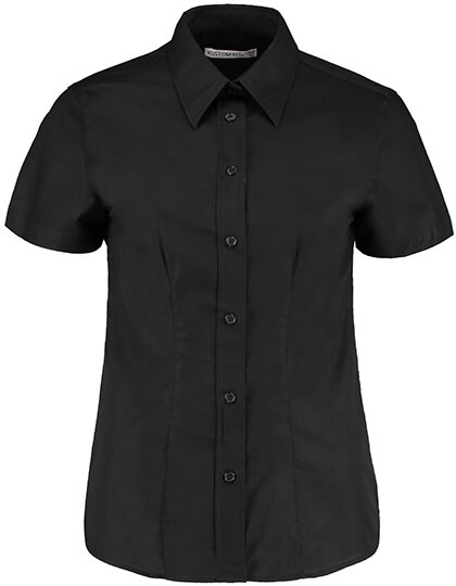 Women`s Tailored Fit Workwear Oxford Shirt Short Sleeve