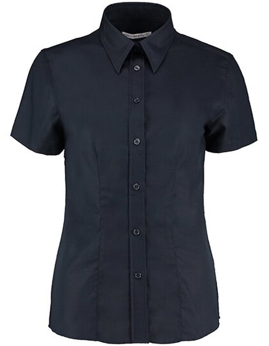 Women`s Tailored Fit Workwear Oxford Shirt Short Sleeve