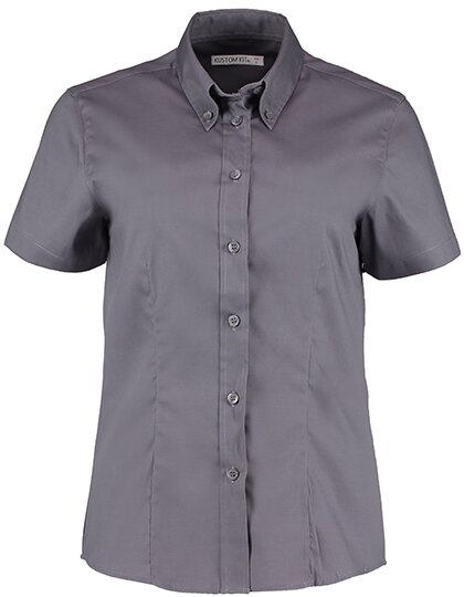Women`s Tailored Fit Corporate Oxford Shirt Short Sleeve