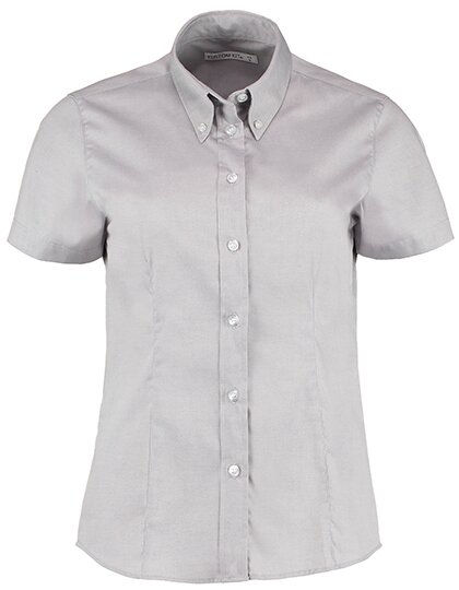 Women`s Tailored Fit Corporate Oxford Shirt Short Sleeve