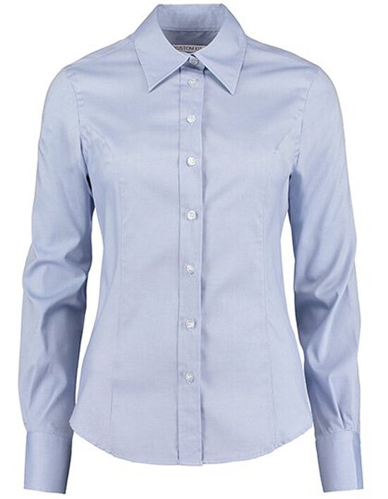 Women`s Tailored Fit Corporate Oxford Shirt Long Sleeve