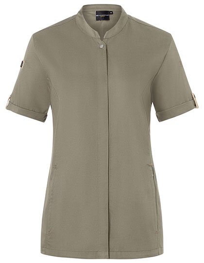 KY135 Karlowsky Damenkochjacke Green-Generation Kurzarm