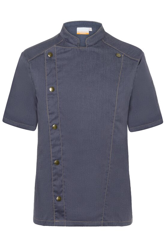 Kurzarm Kochjacke Jeans-Style