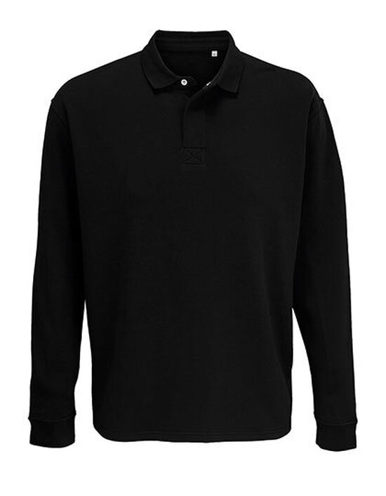 L03990 Unisex Polo Collar Sweatshirt Heritage
