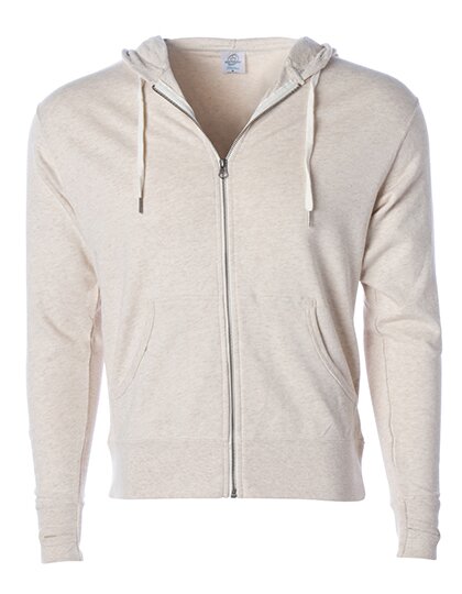 Unisex Midweight French Terry Zip Hood