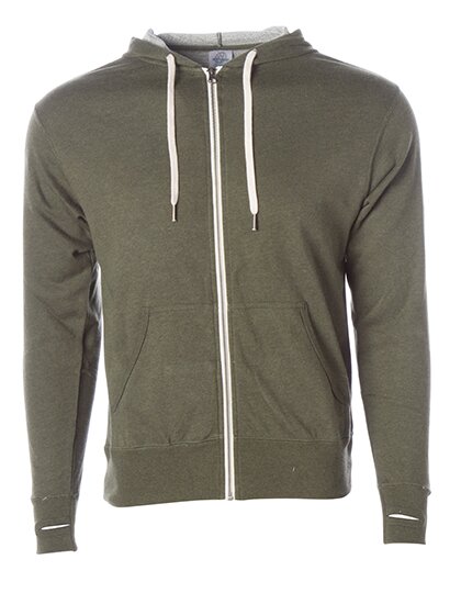 Unisex Midweight French Terry Zip Hood