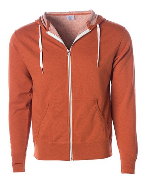 Unisex Midweight French Terry Zip Hood