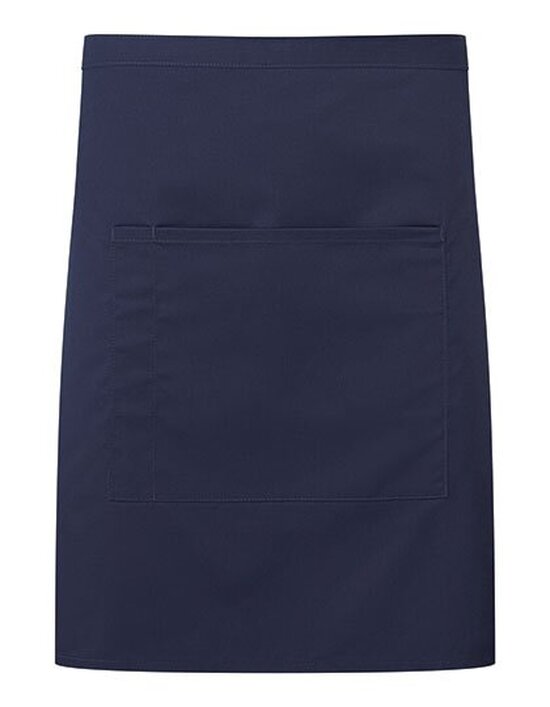 PW141 Premier Workwear Colours Mid Length Apron with Pocket