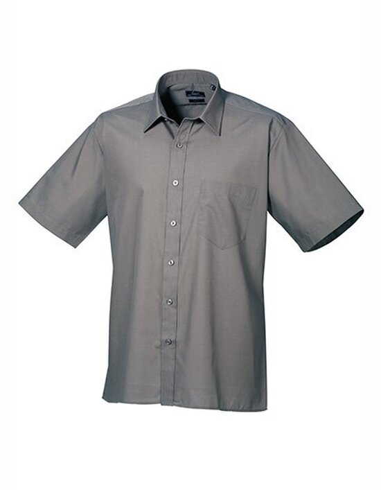 Men`s Poplin Short Sleeve Shirt