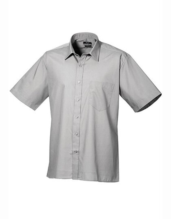 Men`s Poplin Short Sleeve Shirt