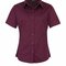 Ladies` Poplin Short Sleeve Blouse