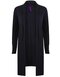 Ladies` Longline Open Cardigan