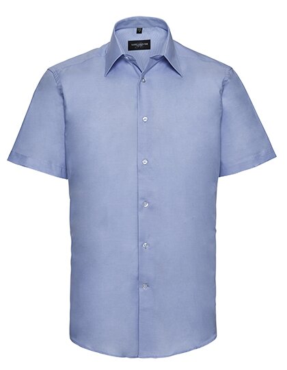 Men`s Short Sleeve Tailored Oxford Shirt