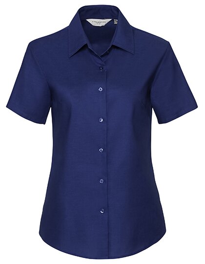 Ladies` Short Sleeve Classic Oxford Shirt