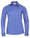 Ladies` Long Sleeve Classic Polycotton Poplin Shirt